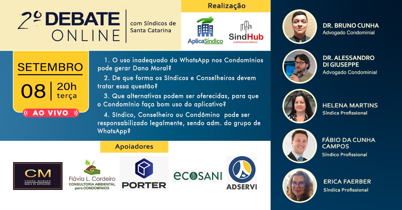 2º Debate Online com Síndicos de Santa Catarina